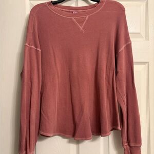 Old Navy Women's Dusty Rose Long Sleeve Tee